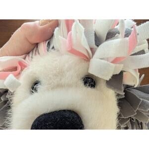 Vtg 1993 Dakin Stuffed Plush Dog Confetti Hair Tail Nostalgia Puppy Doggie Cute